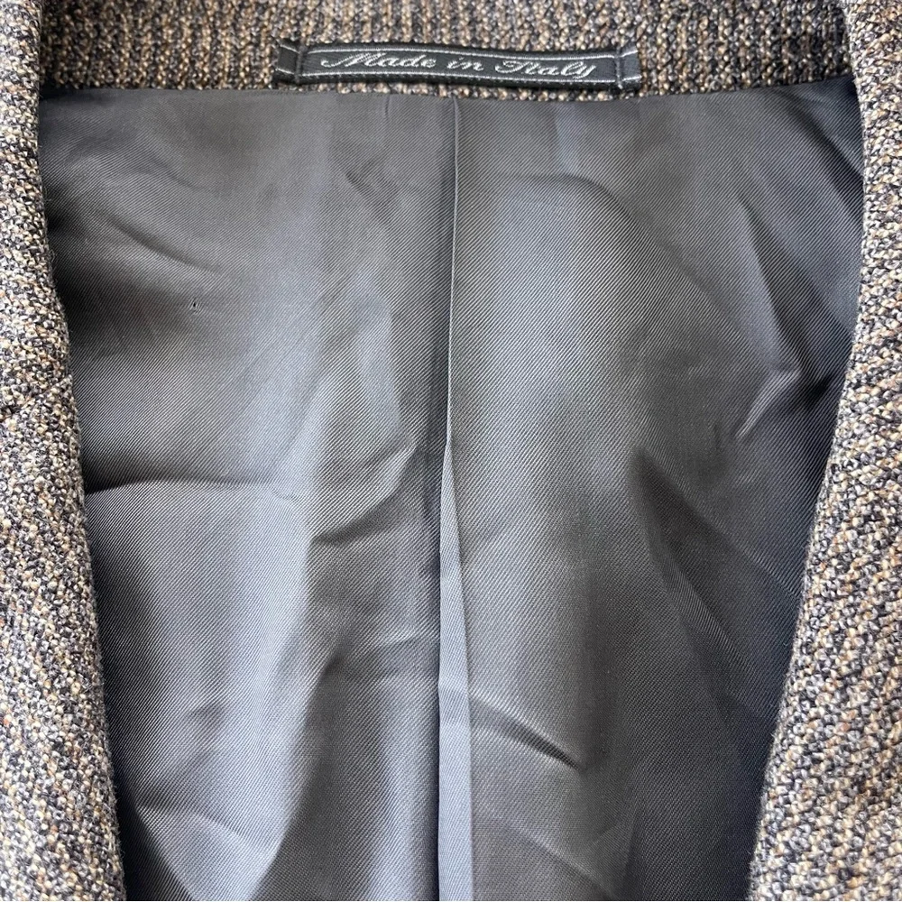 Vintage Dunhill Blazer‎ Jacket Mens 54L Herringbone Wool Cashmere Sport Coat